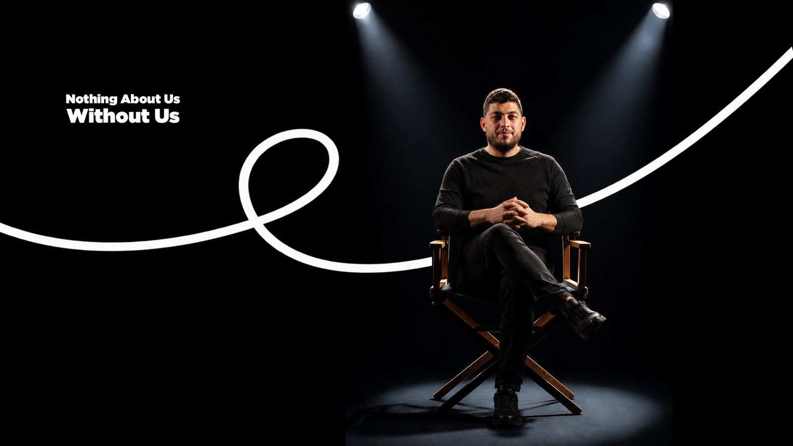 Chafic Kolaylat, Deaf Art Director and co-founder of Visual Sign
